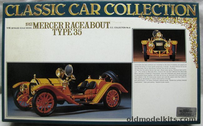 Bandai 1/16 1913 Mercer Raceabout Type 35, 0504272 plastic model kit